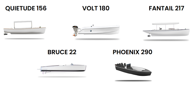 Vision Marine Technologies - Electric Boat Models